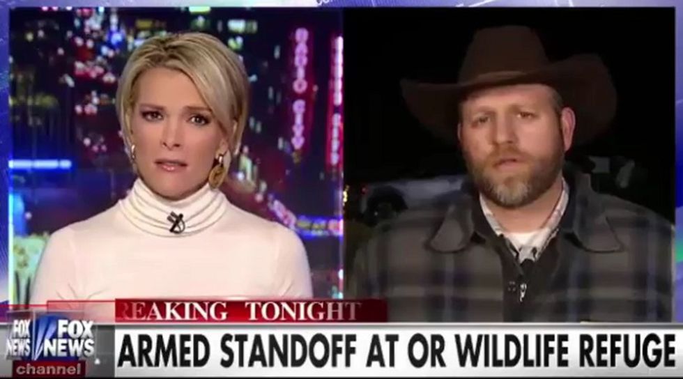 Fox News Hardly Mentions Bundys' Latest Armed Standoff, Go Figure