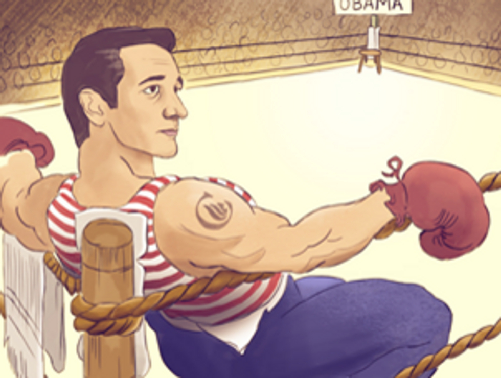 Ted Cruz Gettin' High On His Own Supply