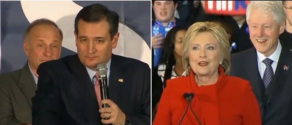 Hillary Winned The Iowa Caucuses, And Ted Cruz Still Sucks