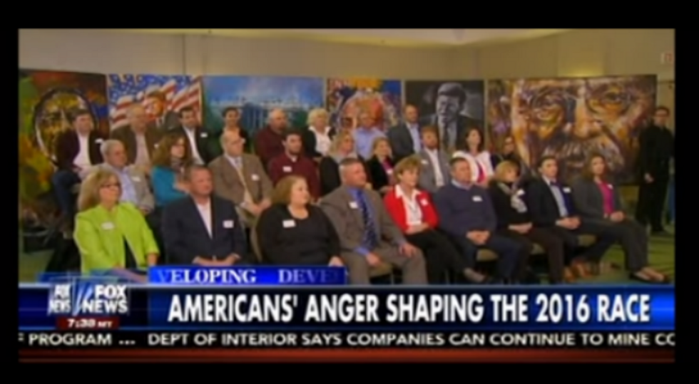 Fox News Focus Group So Mad They Can't Do Racism In Public Any More