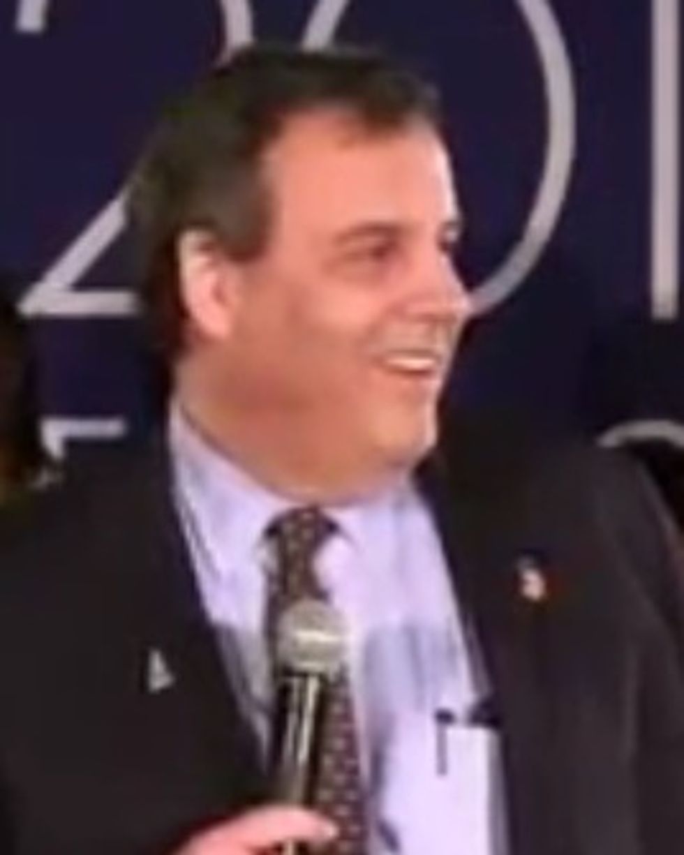 Chris Christie Won't Let Stupid Storm Victims Interrupt Critical Out Of State Schmoozing