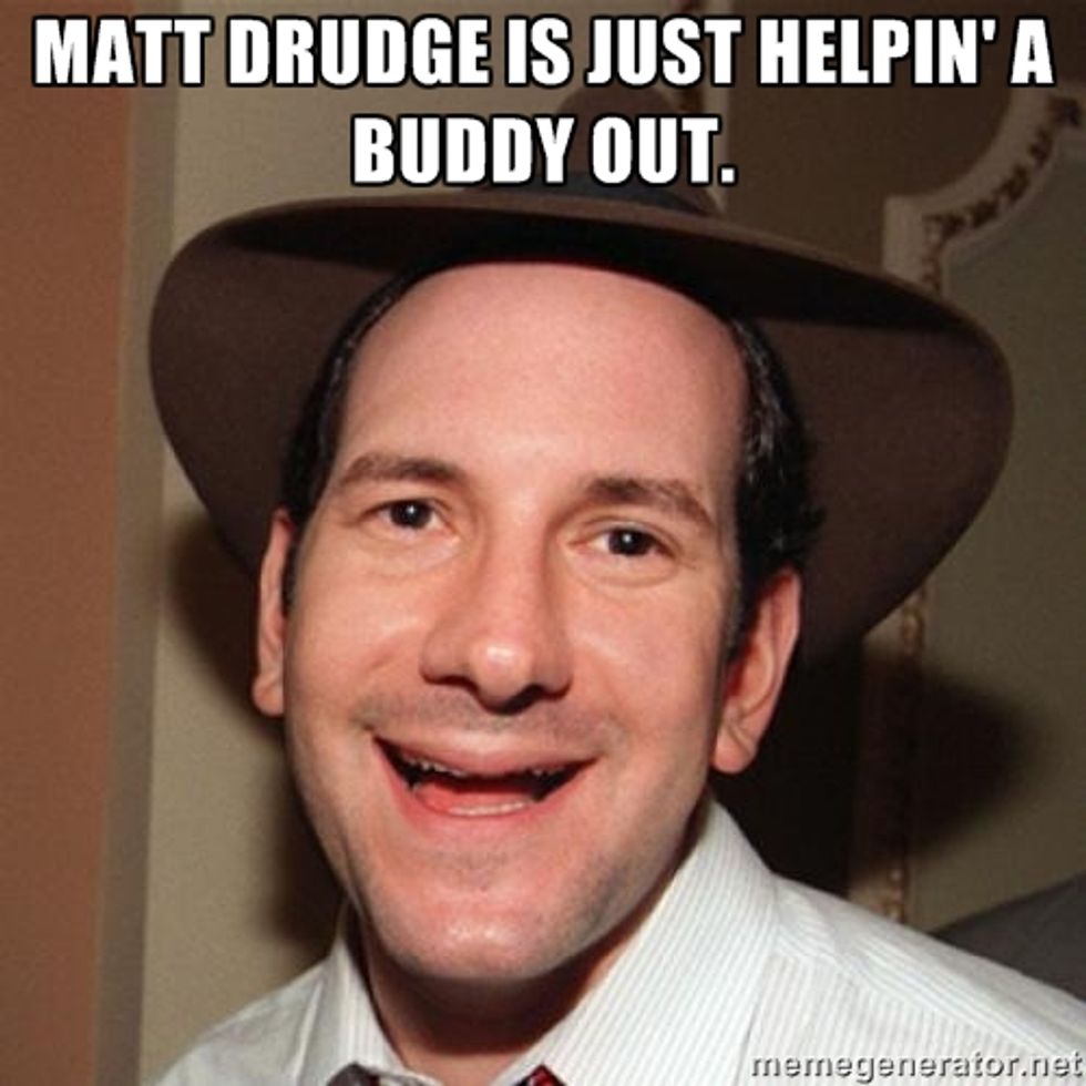 Matt Drudge Gives Male Roommate Traditional Heterosexual Gift Of Real Estate