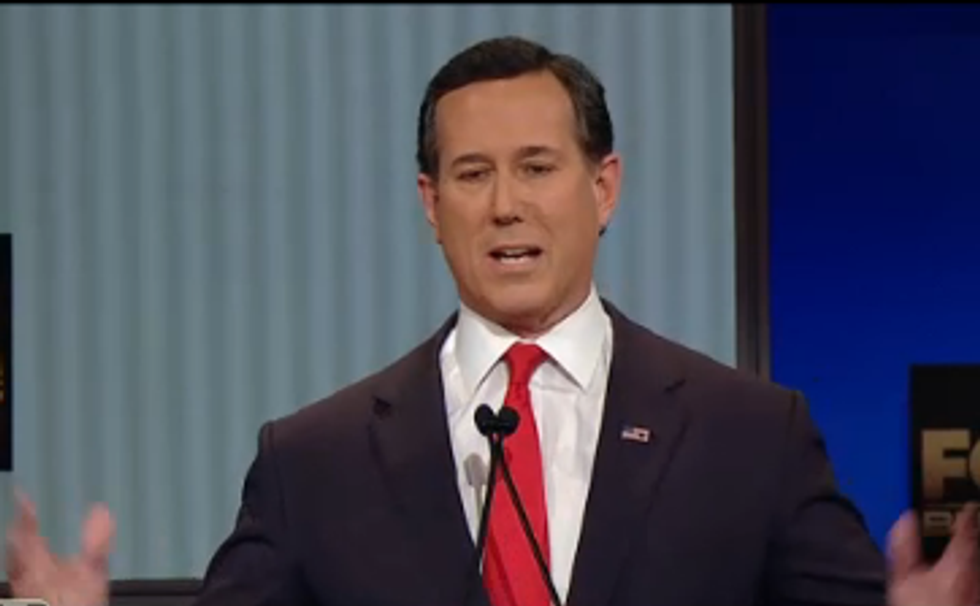 Rick Santorum Has Clever Plan To Make All The Brown People Go Away Forever