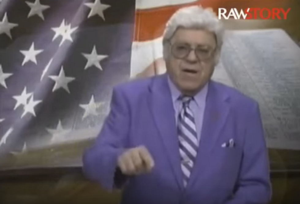 Pastor Sure Government Is Fricasseeing Aborted Children With Guns, Or Something