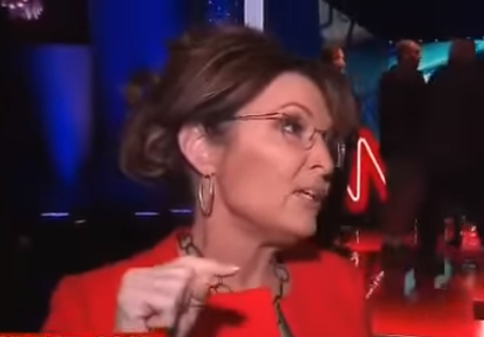 Sarah Palin Guesses Atheist President Would Be Better Than ISIS, Oof Gosh!
