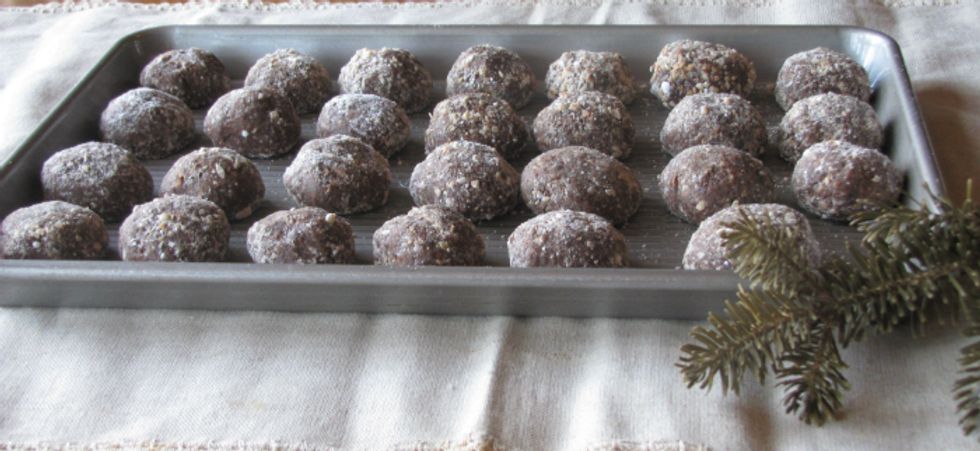 Make Some Rum Balls, So We Can Get Sloshed Up In Here