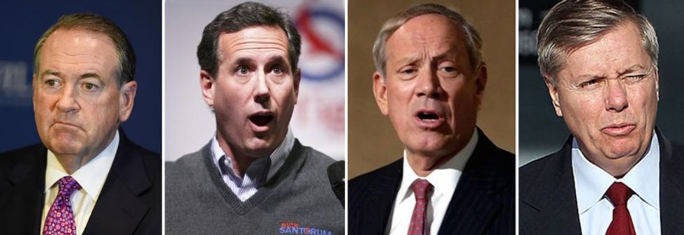 Clinging To The Clown Car's Trailer Hitch: Your Second-Tier GOP Debate Liveblog