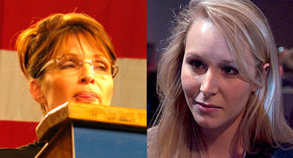 Sarah Palin Wants To Bone This Fascist French Chick