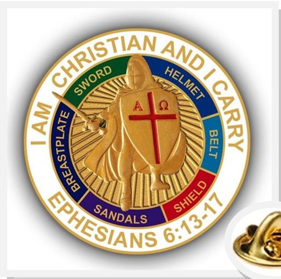 For Third Anniversary Of Newtown Child Murders, Give Classy 'Christian Carry' Pin To Someone You Love