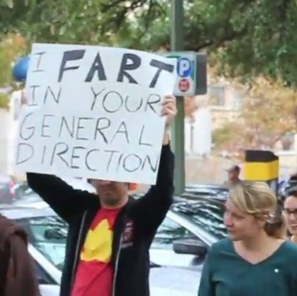 Austinites Commit Mass Flatulence On Texas Open Carry Group's Dumb Fake Mass Shooting