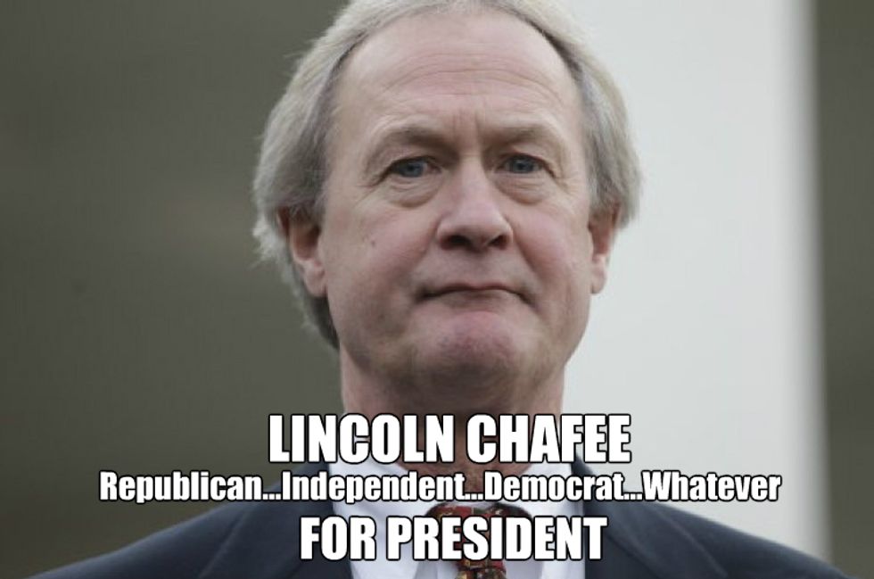 Ex-Republican Lincoln Chafee Wants To Be Your Next Democratic President. Wait, Who?