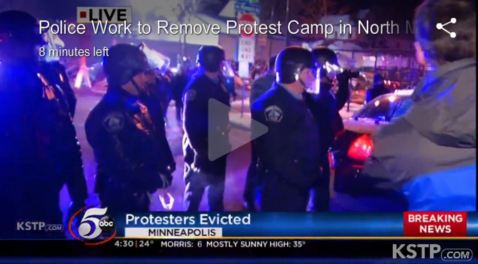 Minneapolis Police Finally Bulldozed Those Pesky Black Lives Matters Protesters