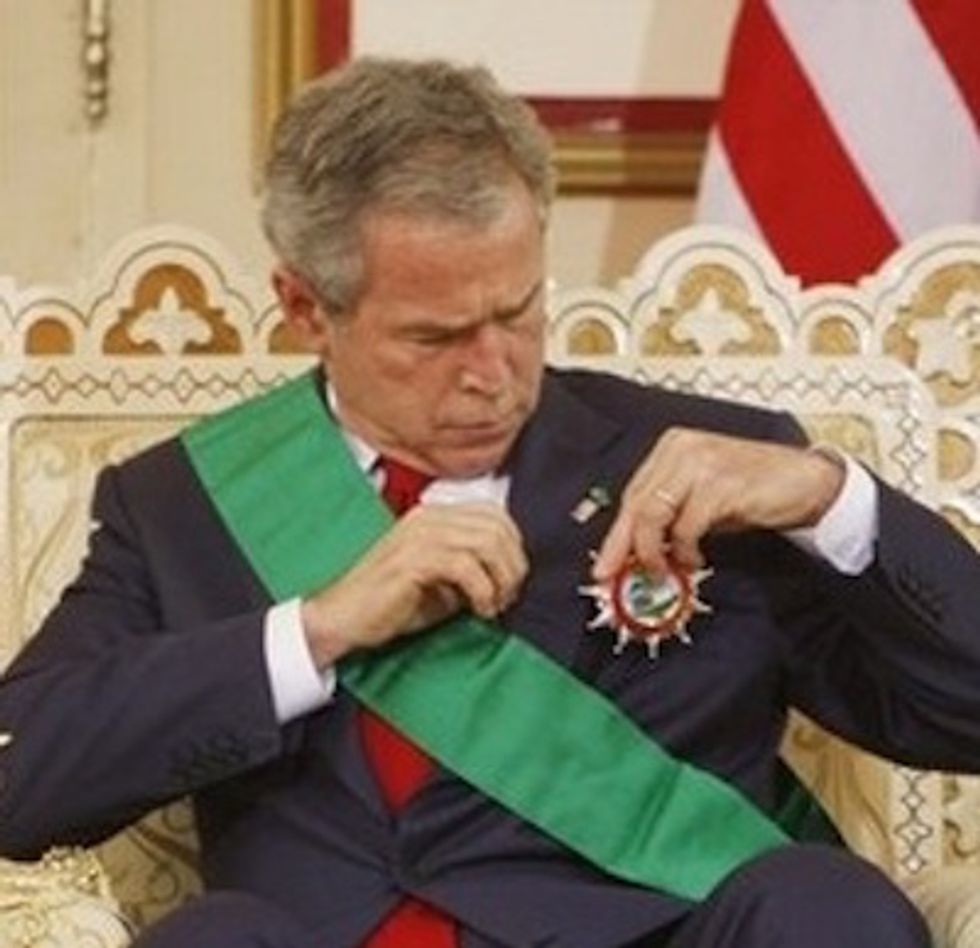 Daddy Bush Says It's Dick's Fault Dubya Was A Idiot