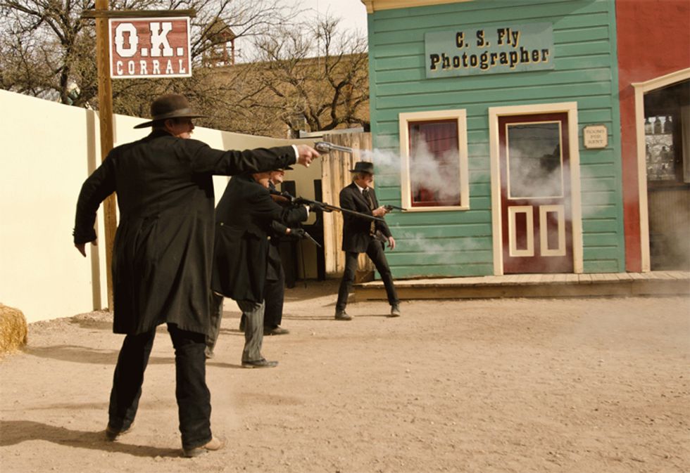 Idiot 'OK Corral' Historic Re-Enactor Shoots Guy Right In His Billy The Kids