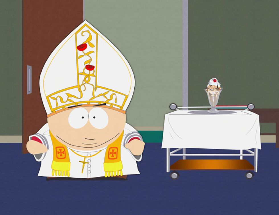 Does Commie Pope Francis Heart Kim Davis? Bad Commie Pope!