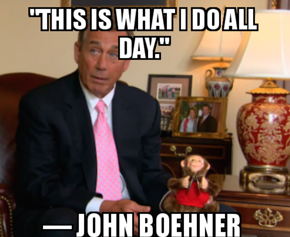Crybaby John Boehner Must Be On His Period Again