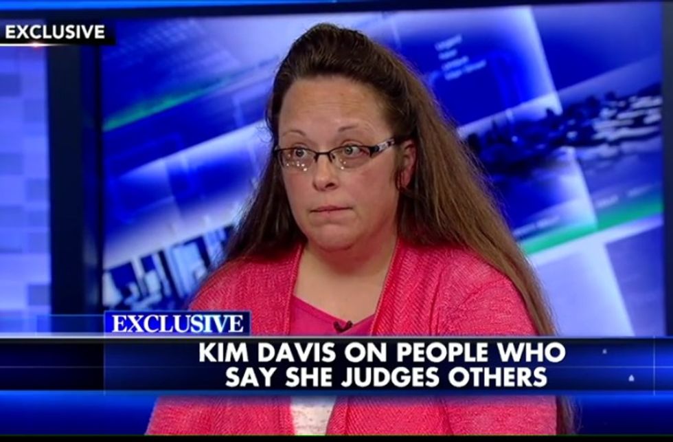 Megyn Kelly Lets Kim Davis Yammer About Jebus For A While