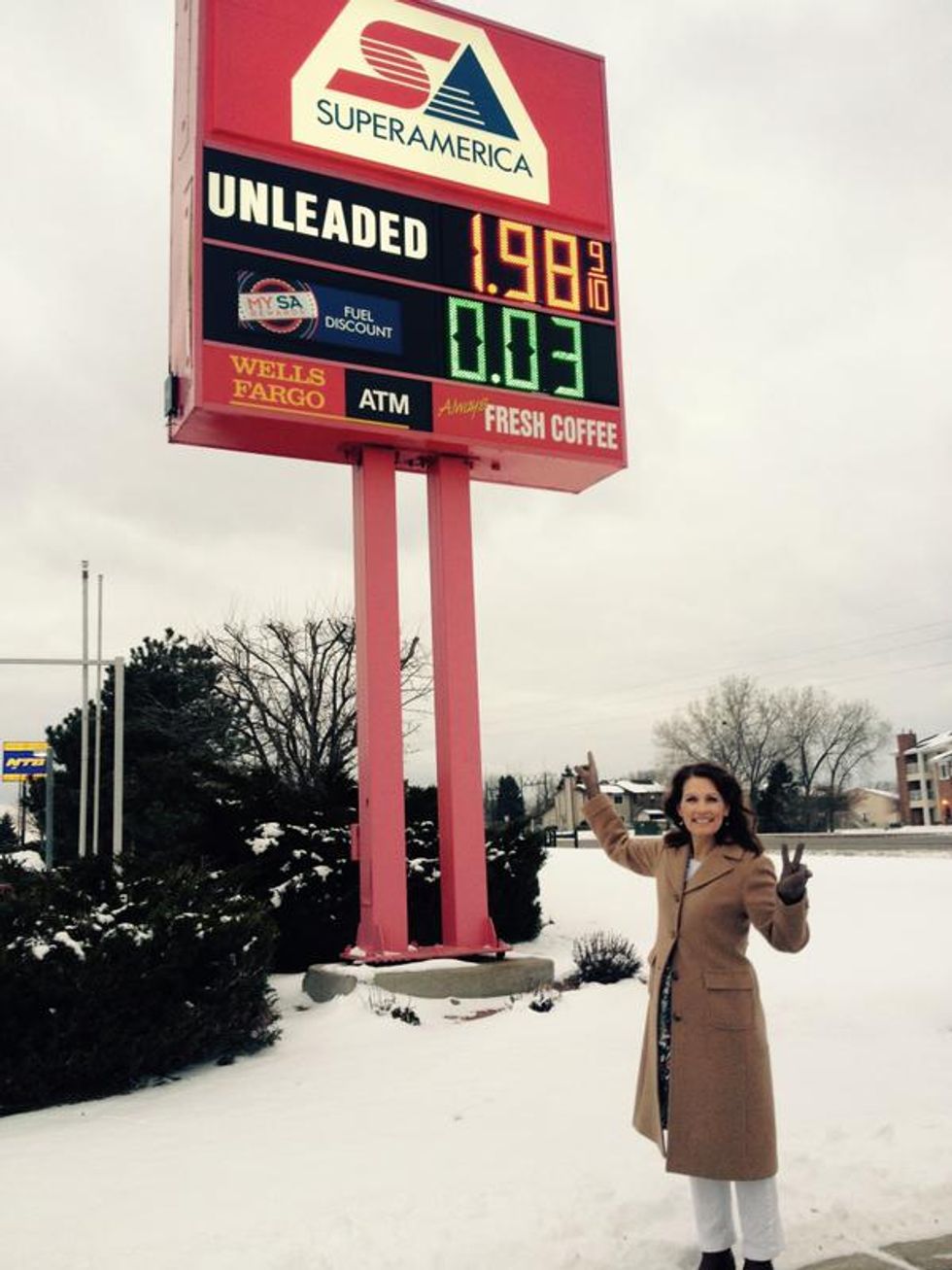 Labor Day Weekend Gas Prices Lowest Since 2004, Have You Thanked Michele Bachmann Yet?