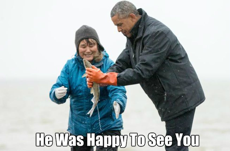 President Obama Got Diddled By A Fish, Y'all