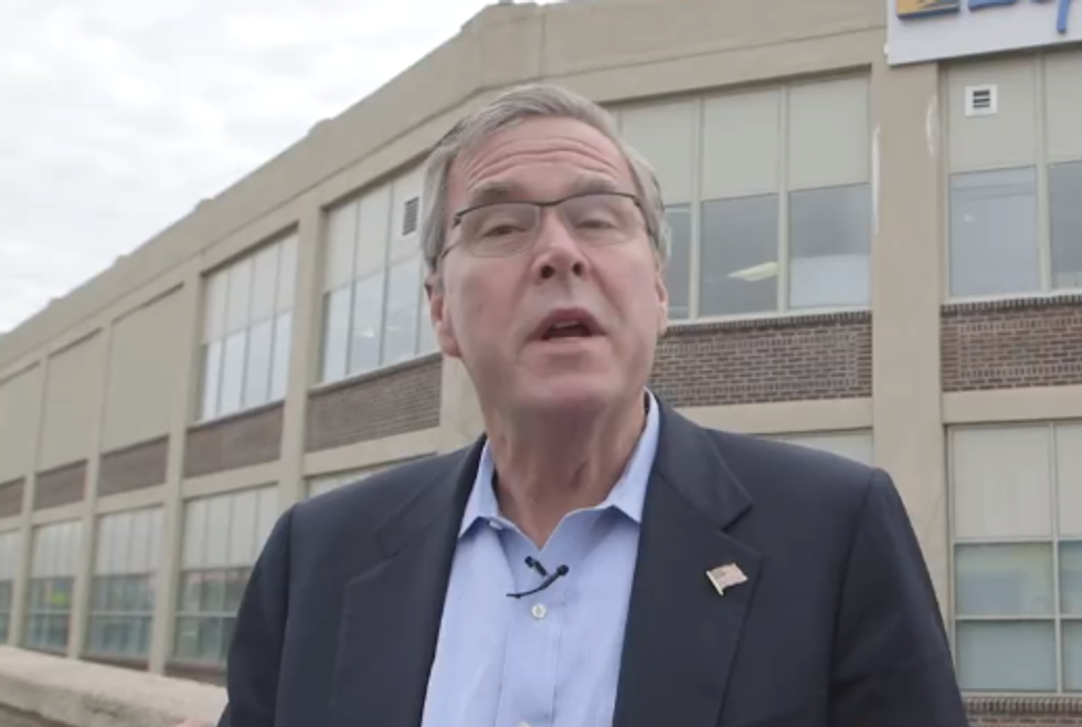 Jeb Bush's New Sick Burn Against Trump Is The Saddest Thing You'll See All Day