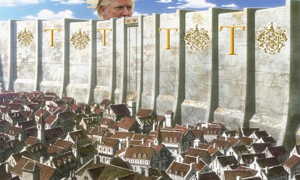 President Donald Trump Will Build YOOOGE Gold-Plated Fence To Keep Out Messicans