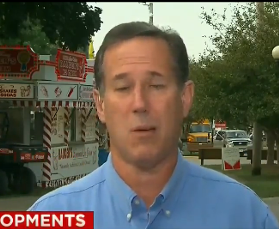 Rick Santorum Knows Fetuses Are Cuddle Buddies, Not 'Medical Research'