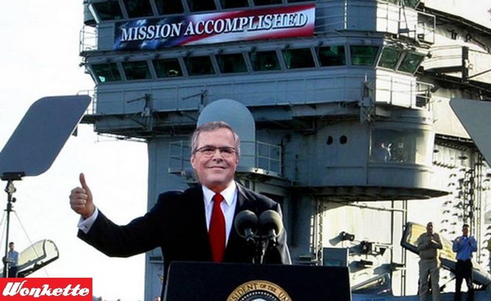 Jeb! Bush Remembers That One Time His Brother Won The Iraq War