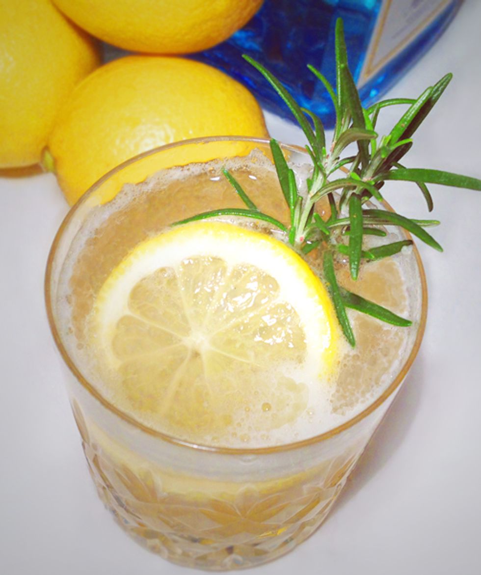 Lemon and Rosemary Gin Fizz For All Your Election Day Sorrow-Drowning