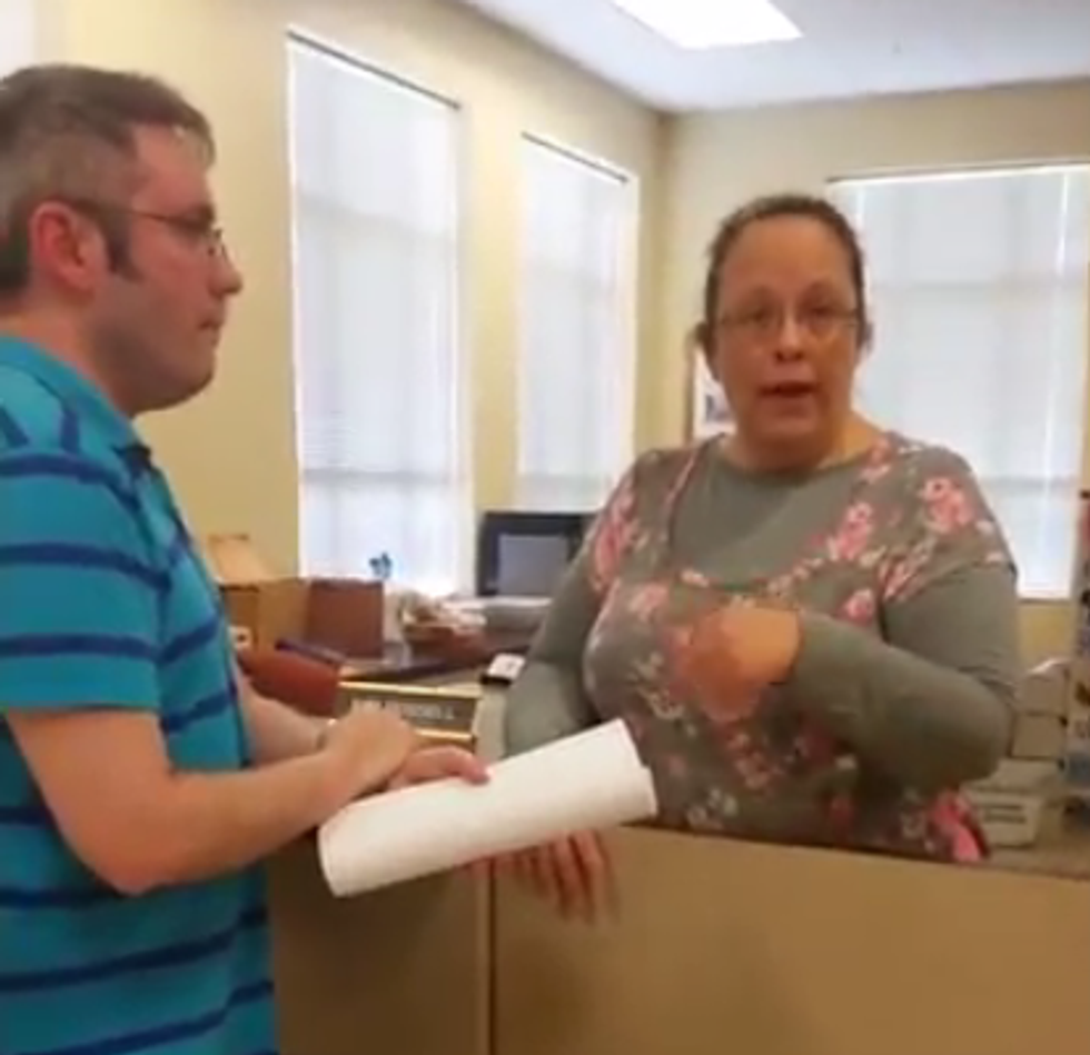 Dumb Kentucky Clerk Sues For Religious Freedom To Suck At Her Job