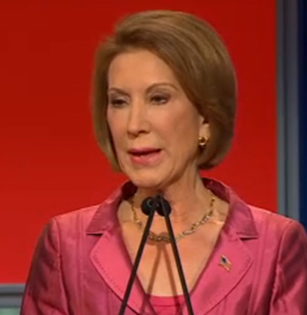 Carly Fiorina Won Happy Hour! Could Someone Explain Why?