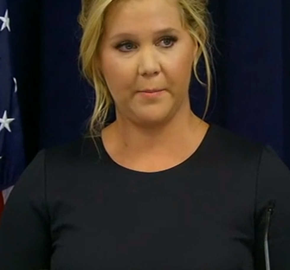 Amy Schumer Says Mass Shootings Somehow Involve Guns, Guess She Hates America