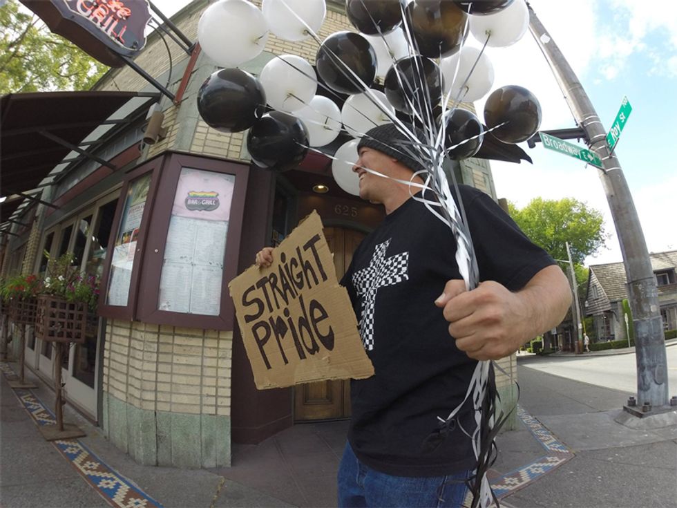 Seattle Straight Pride Parade Goes Off Without Hitch, Paraders