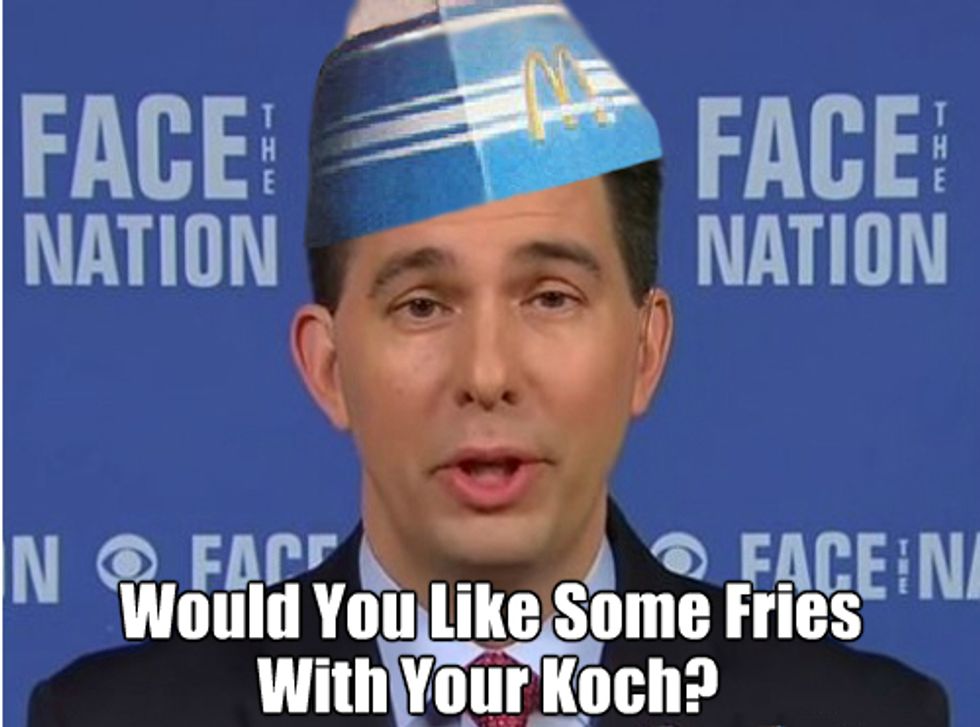 Scott Walker Says Minimum Wage Is 'Lame,' Poor People Grody To the Max
