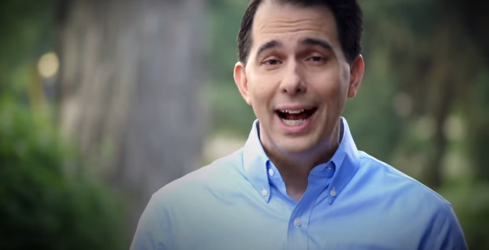 Dumb A-Hole Scott Walker Wants To Protect Boy Scouts From Politicians Like Him