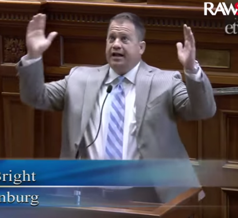 South Carolina Senator Cries Hilarious Man-Sobs For Confederate Flag Bested By Gayness