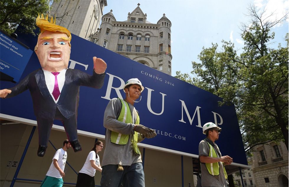 Well Of Course Undocumented Immigrants Are Helping Build Donald Trump's New DC Hotel