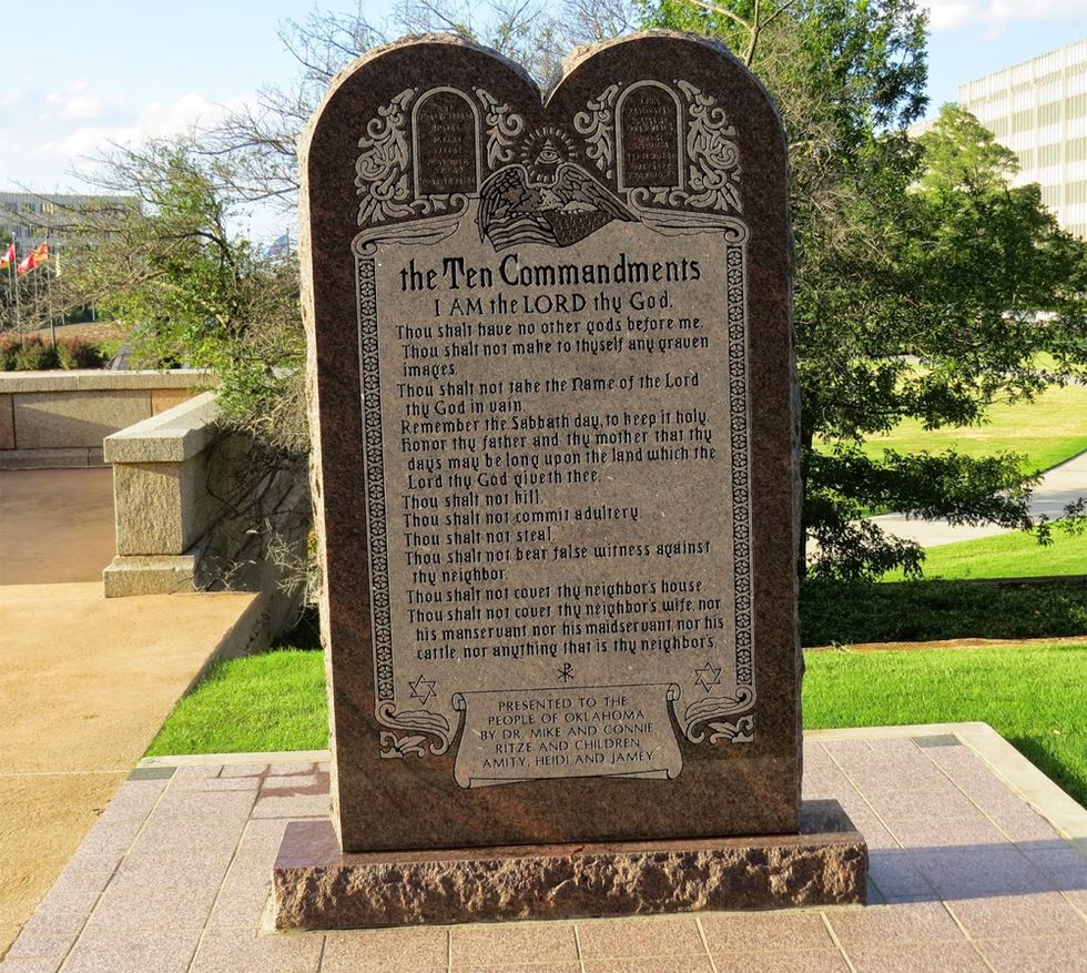 Oklahoma Supreme Court Murders God