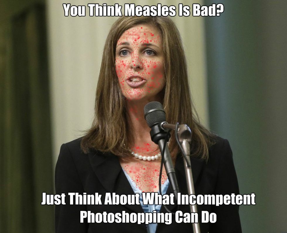 California GOP Lady: Why Cram Vaccines Down Everyone's Throat Over One Measly Outbreak?