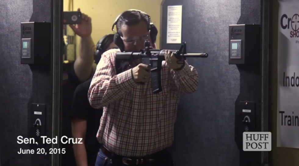 Ted Cruz Tells Another Appropriate Well-Timed Joke, This Time About Guns Ha Ha Ha