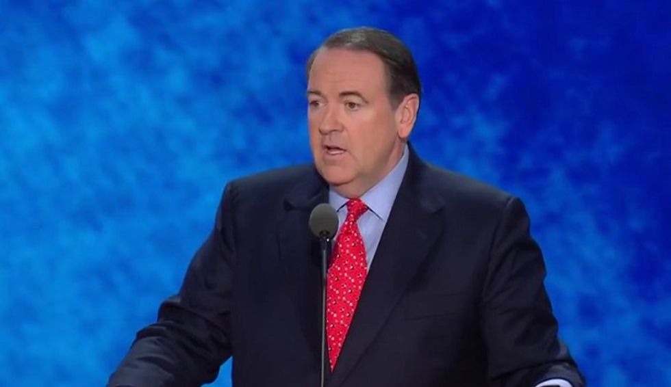 Mike Huckabee Wants You To Know He's Still Mighty Proud To Be A-Hole