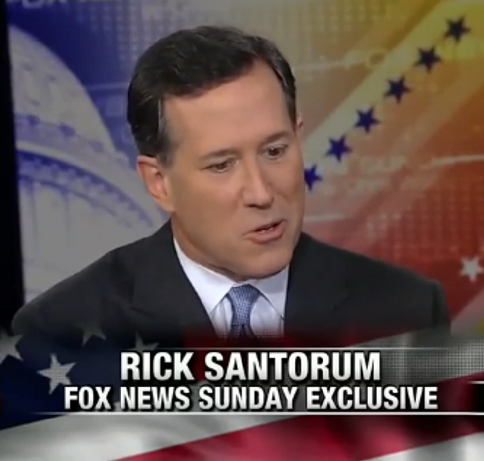 Rick Santorum Says Pope Francis Is Bad At Science, Bad For America