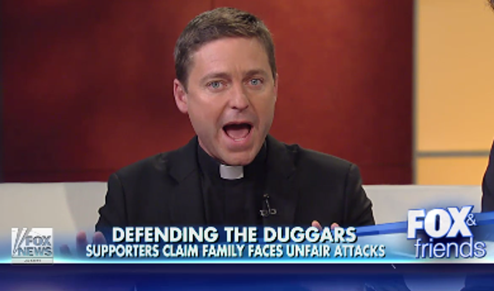 Fox's Favorite Catholic Priest Says Sexual Abuse No Reason To Deprive Duggars Of TV Show