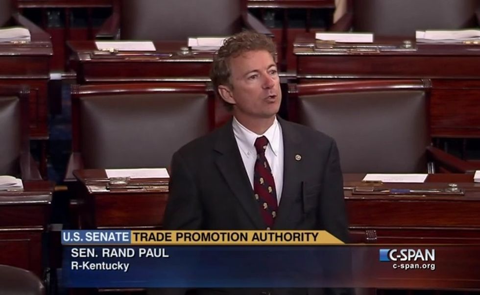 Strangely Lucid Rand Paul 'Filibusters' Patriot Act, Will Get Back To Being Insane Tomorrow