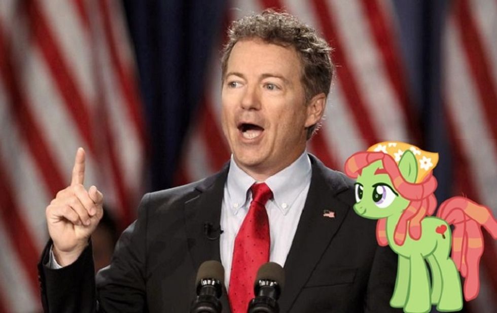 Sure, Rand Paul Is Now A Tree Hugger, Why Not?