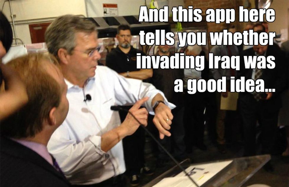 Jeb Bush Will Repeal Obamacare, Replace It With Apple Watches (Buy Your Own, Loser)