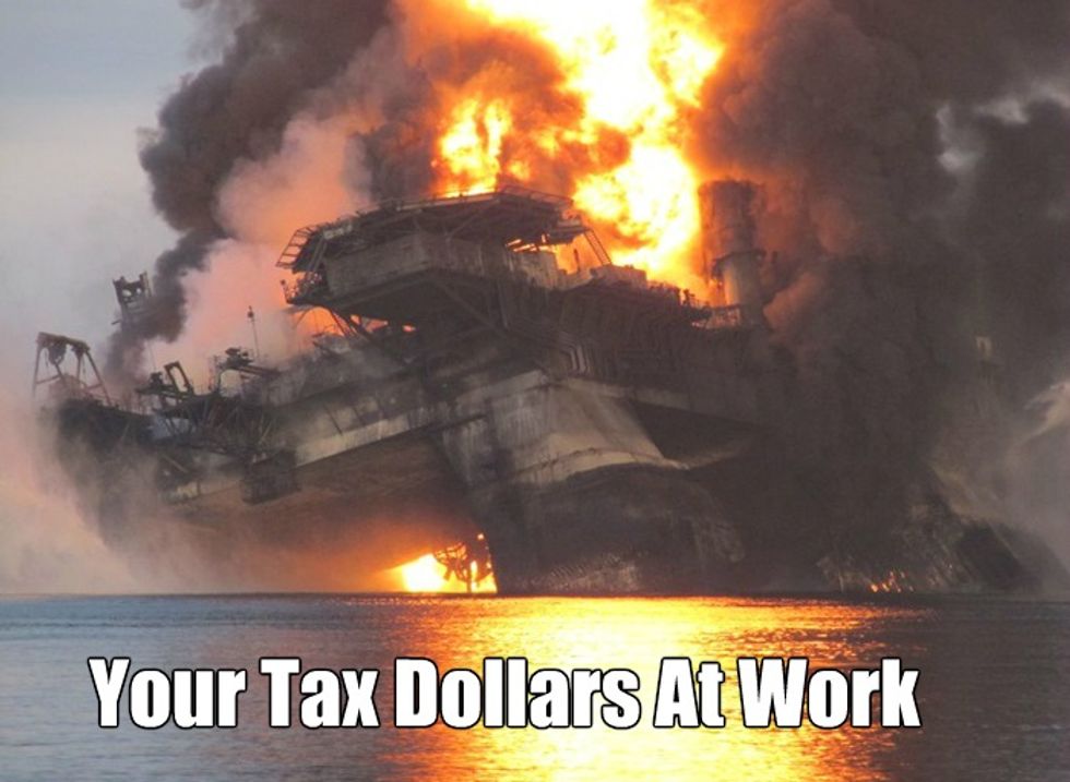 Big Oil: All Your Tax Dollars Are Belong To Us