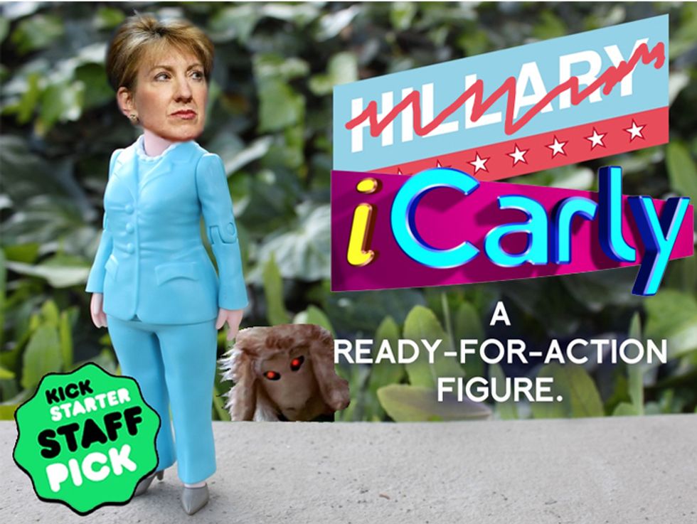 Epic Fail Carly Fiorina Officially Announces She's Just Like Hillary Clinton Only Better