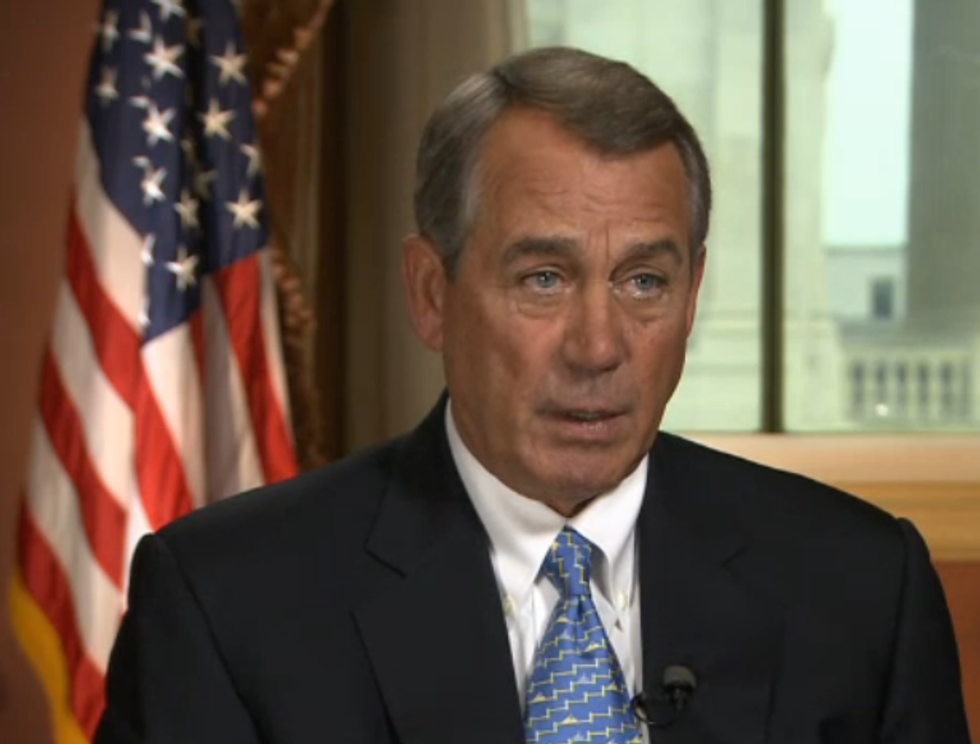 John Boehner Wants To Know Why Hillary Clinton Isn't Helping Congress Get Stuff Done