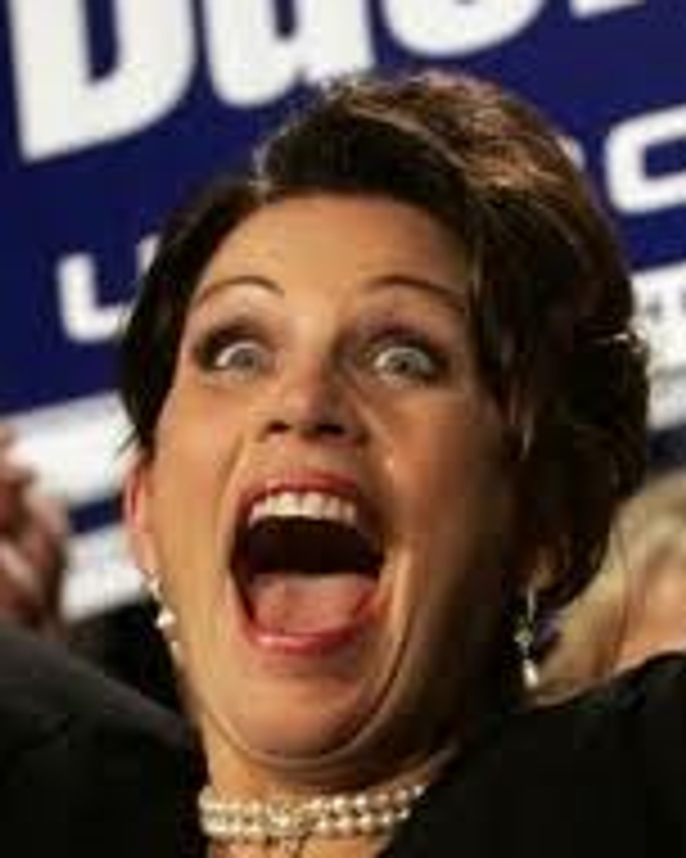 Michele Bachmann Super Excited We're All Gonna Die And Go To Jesus Heaven Real Soon, Hooray!
