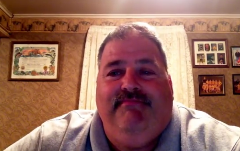 Even This Cuddly Teabagger Dude Might Vote For Hillary, So He Can Keep His Beloved Obamacare